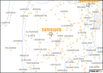 map of San Isidro