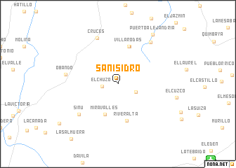 map of San Isidro