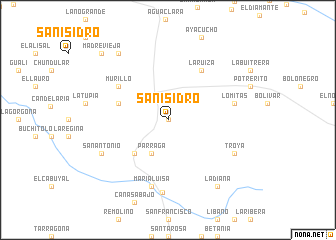 map of San Isidro