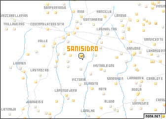 map of San Isidro