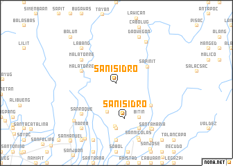 map of San Isidro