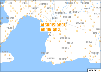 map of San Isidro