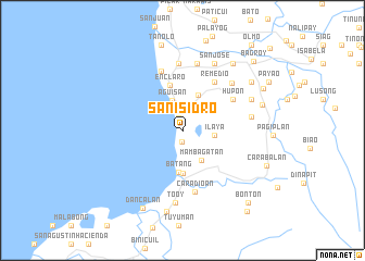 map of San Isidro