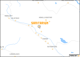 map of Sanitarium