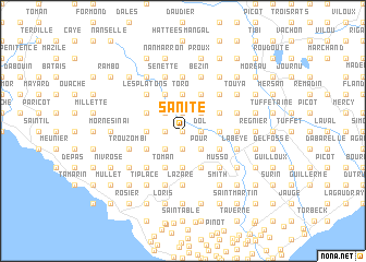map of Sanité