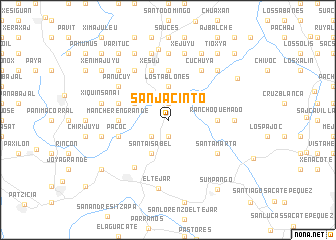 map of San Jacinto