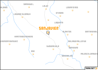 map of San Javier