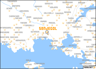 map of Sanjegol