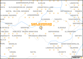 map of San Jerónimo