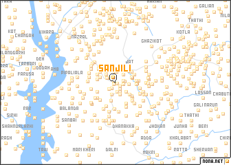 map of Sanjili