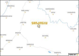 map of Sanjingxu