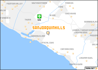 map of San Joaquin Hills