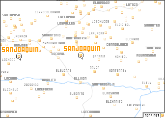 map of San Joaquín