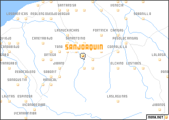 map of San Joaquín