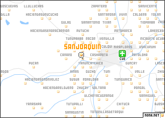 map of San Joaquín