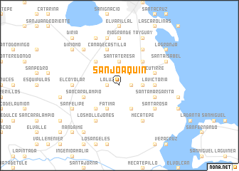 map of San Joaquín