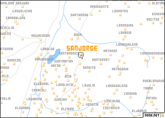 map of San Jorge