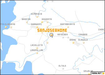 map of San José Ahome