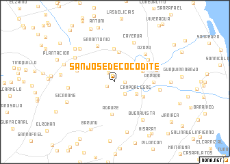 map of San José de Cocodite