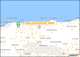 map of San José de Galipán