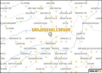 map of San José del Cardón