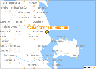 map of San José del Mombacho