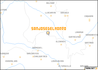 map of San José del Morro