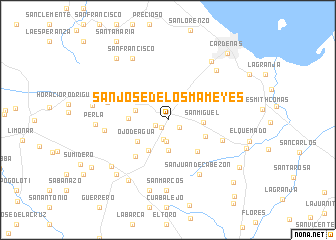 map of San José de los Mameyes