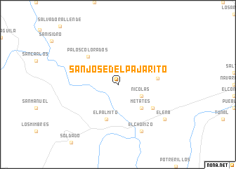 map of San José del Pajarito