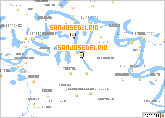 map of San José del Río