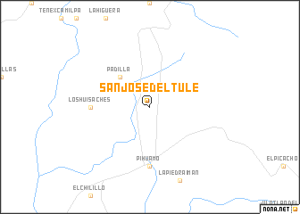 map of San José del Tule