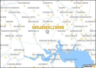 map of San José El Carao