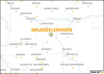 map of San José El Espinero