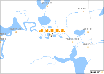 map of San Juan Acul