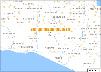 map of San Juan Buena Vista