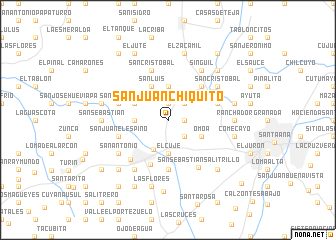 map of San Juan Chiquito