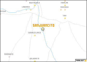 map of San Juancito