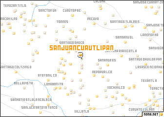 map of San Juan Cuautlipan