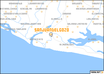 map of San Juan del Gozo