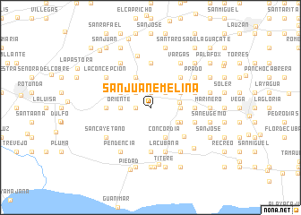 map of San Juan Emelina