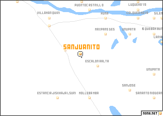 map of San Juanito