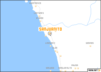 map of San Juanito