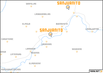 map of San Juanito