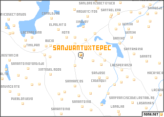 map of San Juan Tuxtepec