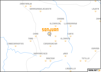 map of San Juan