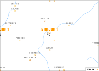 map of San Juan