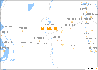 map of San Juan