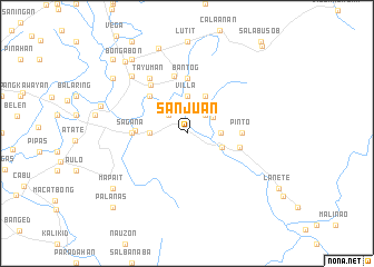 map of San Juan