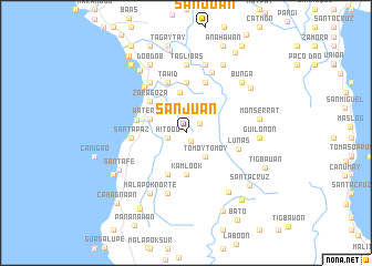 map of San Juan