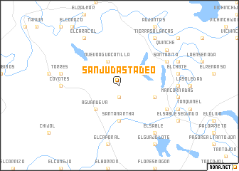 map of San Judas Tadeo